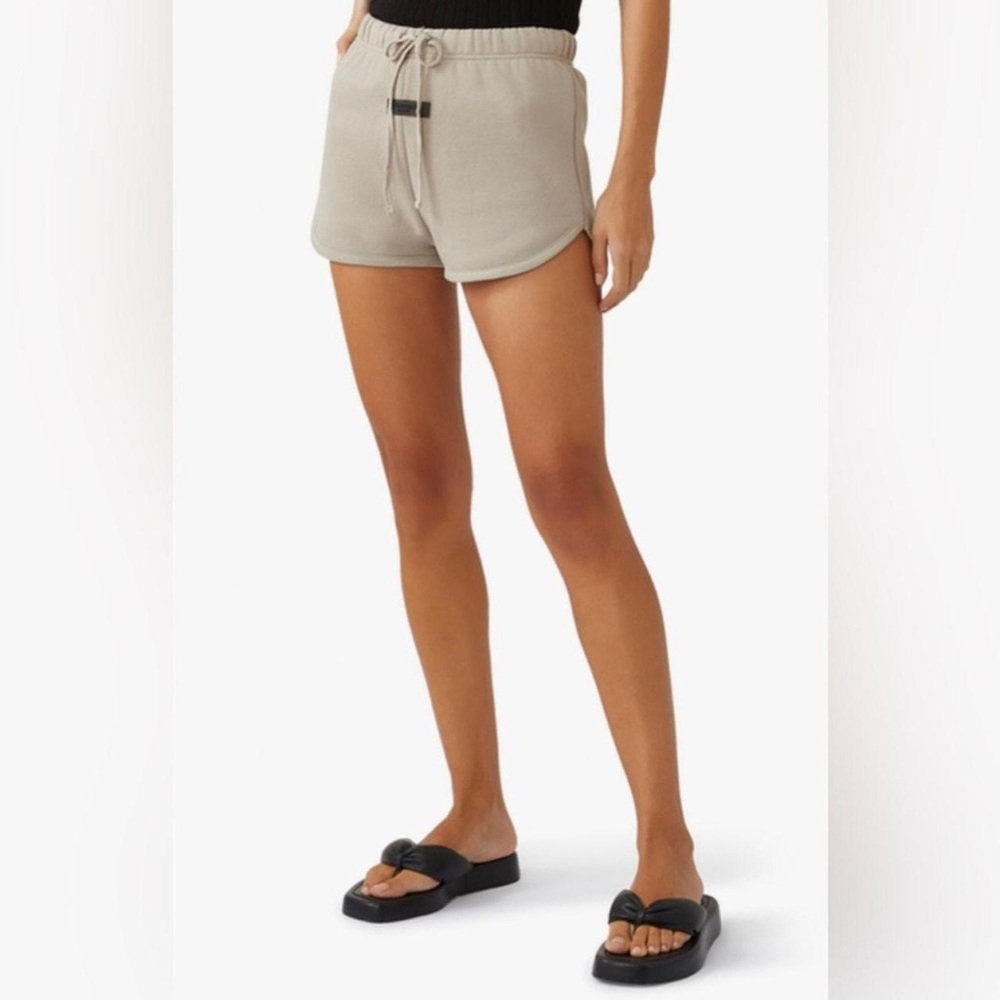 Fear of God Essentials Logo Sweat Shorts in Seal NWT